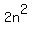 2n^2