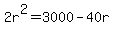 2r%5E2+=+3000+-+40r