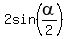2sin%28alpha%2F2%29