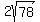 2sqrt%2878%29
