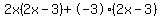 2x%282x-3%29%2B-3%282x-3%29