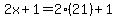 2x%2B1+=+2%2821%29%2B1