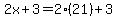 2x%2B3+=+2%2821%29%2B3