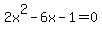 2x%5E2-6x-1=0