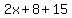 2x+%2B+8+%2B15