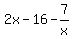 2x-16-7%2Fx