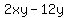 2xy+-+12y