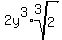 2y%5E3%2Aroot%283%2C2%29