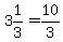 3%261%2F3=10%2F3