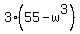 3%2855+-+w%5E3%29