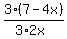 3%287-4x%29%2F%283%2A2x%29