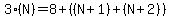 3%28N%29=8%2B%28%28N%2B1%29%2B%28N%2B2%29%29