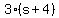 3%2A%28s+%2B+4%29