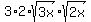 3%2A2%2Asqrt%283x%29%2Asqrt%282x%29