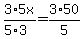 3%2A5x%2F%285%2A3%29=3%2A50%2F5