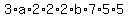 3%2Aa+%2A+2%2A2%2A2+%2Ab++%2A7+%2A+5%2A5