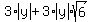 3%2Aabs%28y%29%2B3%2Aabs%28y%29sqrt%286%29