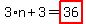 3%2An%2B3=highlight_red%28+36+%29
