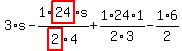 3%2As-1%2Fhighlight_red%28+2+%29%2Ahighlight_red%28+24+%29%2As%2F4%2B1%2F2%2A24%2A1%2F3-1%2F2%2A6