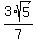 3%2Asqrt%285%29%2F7