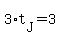 3%2At%5BJ%5D+=+3