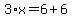 3%2Ax=6%2B6