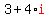 3%2B4%2Ared%28i%29
