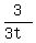 3%2F%283t%29