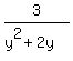 3%2F%28y%5E2%2B2y%29