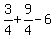 3%2F4%2B9%2F4-6