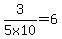 3%2F5+x+10+=+6