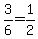 3/6=1/2