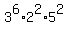 3%5E6+%2A+2%5E2+%2A+5%5E2