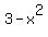 3+-+x%5E2