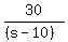30%2F%28%28s-10%29%29