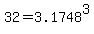 32=3.1748^3