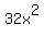 32x%5E2