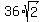 36*sqrt(2)