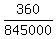 360/845000