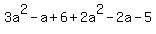 3a%5E2-a%2B6%2B2a%5E2-2a-5