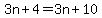 3n%2B4+=+3n%2B10