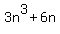3n%5E3+%2B+6n