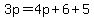 3p=4p%2B6%2B5