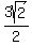 3sqrt(2)/2