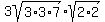 3sqrt%283%2A3%2A7%29%2Asqrt%282%2A2%29