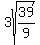 3sqrt(39/9)