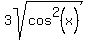 3sqrt%28cos%5E2%28x%29%29