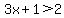 3x%2B1+%3E+2