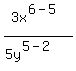 3x%5E%286-5%29%2F%285y%5E%285-2%29%29