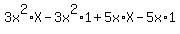 3x%5E2%2AX-3x%5E2%2A1%2B5x%2AX-5x%2A1